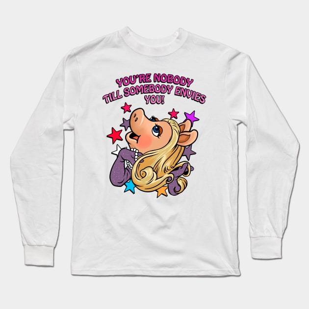 Miss Piggy Long Sleeve T-Shirt by OniSide